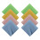 Henyall Microfiber Glasses Cleaning Cloth,8pcs Thi 1