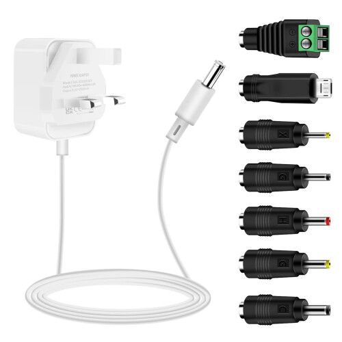 5V 1A 2A Power Supply, Dalugo Universal AC to DC P