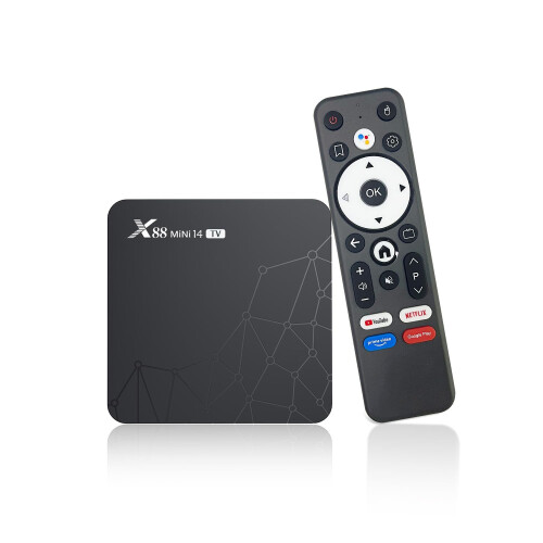 Android TV Box 14.0,Android Box 4K HDR10 2GB RAM 1