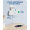 LENCENT Double Plug Adaptor With 3 USB Slots, Mult 2
