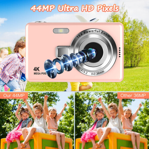 Digital Camera 1080P FHD 44MP with 2.4" LCD Screen 1