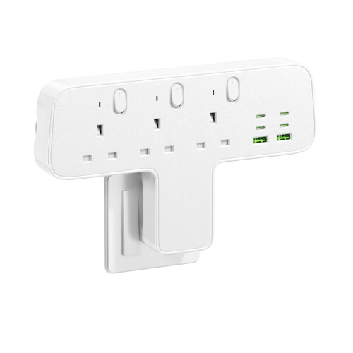 Banaplo Plug Extension Socket, 9-IN-1 Multi Plug A