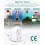 [3 Pack] UK to European Plug Adapter with 3 USB Po 5