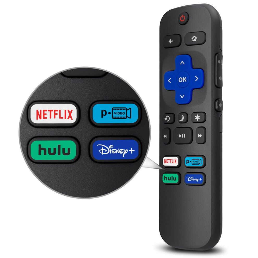 Loutoc Universal For Roku Tv Remote,Replacement Fo 64748726