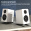 AZATOM Equinox M3 Speaker Stands | 15 Angled Desk 2
