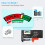 Dlyfull Magnetic Battery Tester Universal Battery 4