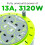 Status STATUS 4 Socket Cable Reel, 5m, Green, 13 Amp, The 5