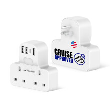 Cruise Approved 7-in-1 Travel Adapter – Non Surge