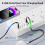 Extension Lead with USB Slots, VoltFlow 4 Way Plug 4