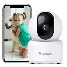 GALAYOU 5MP 2K Pet Camera, 2.4Ghz Indoor Home Secu