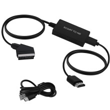 Quwem Scart to HDMI Converter with Cable,Full HD 7