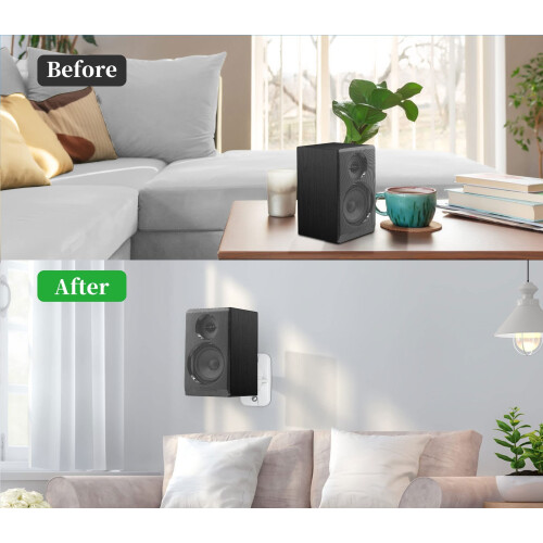 HomeMount Wall Mount Brackets - Universal Speaker 1