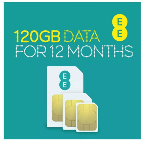 EE EE PAYG SIM card preloaded with 120GB of Data 2
