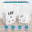 2-PACK UK to India Plug Adapter,SHUOMAO Grounded U 2