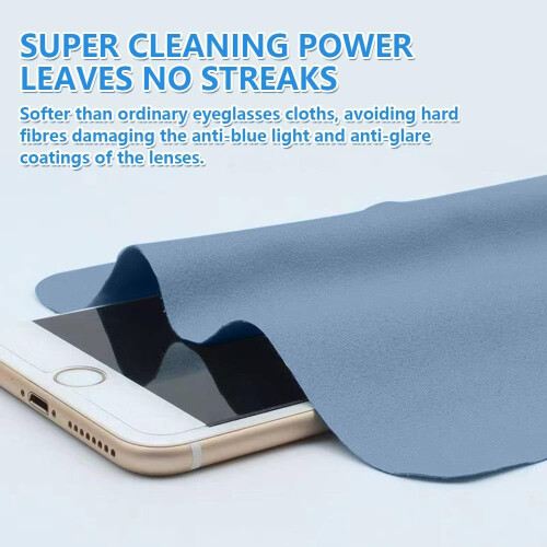 Henyall Microfiber Glasses Cleaning Cloth,8pcs Thi 2