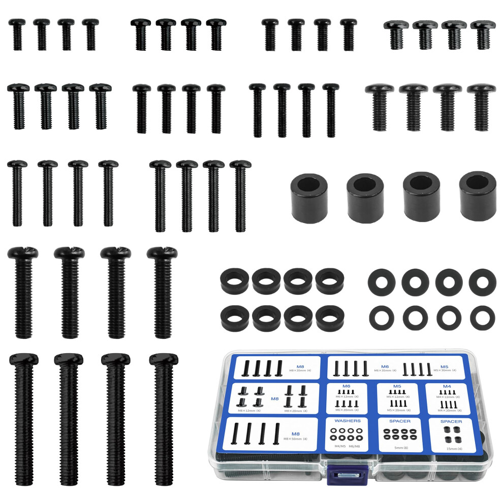 Photos - Nail / Screw / Fastener Digank TV Bracket Screw, 68pcs Mounting Screws, M4