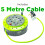 Status STATUS 4 Socket Cable Reel, 5m, Green, 13 Amp, The 4