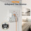 Plug Adapter with 3 USB Plug, TESSAN Double Plug A 6