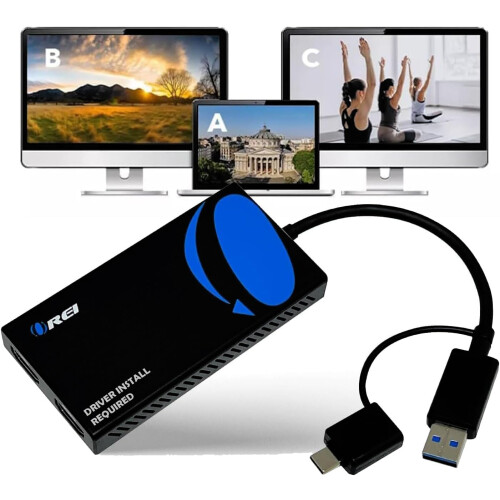 OREI SplitExtend HDMI Splitter Extended Display fo