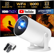 [Built-in Apps & Auto Keystone] AKIYO O2 Projector