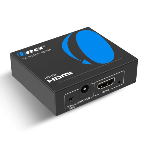 OREI HDMI Splitter 1 in2 Out 4K - 1x2 HDMI Display