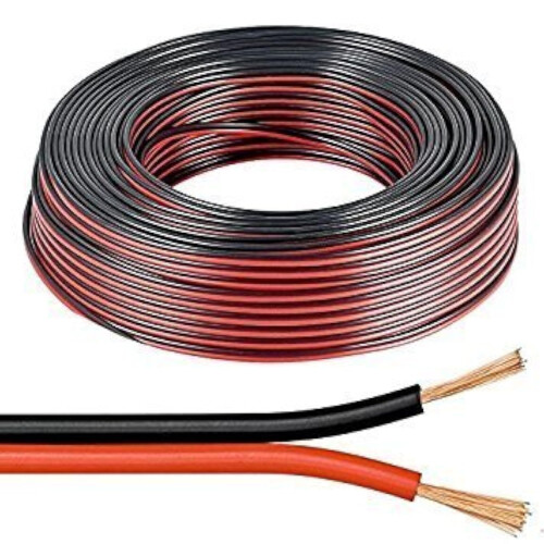 10m Red/Black 2 x 0.50mm Speaker Cable by electros