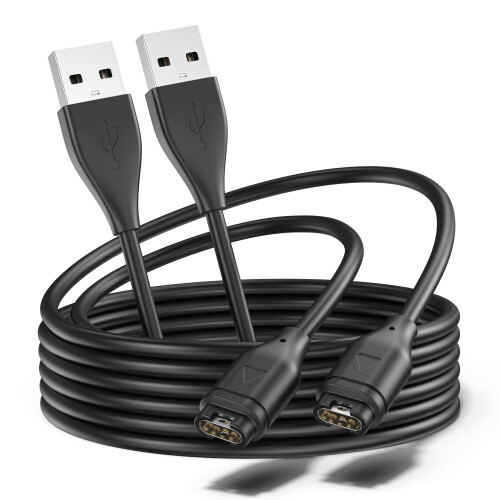 2-PACK Charger Cable for Garmin Fenix 8 7 7S 7X