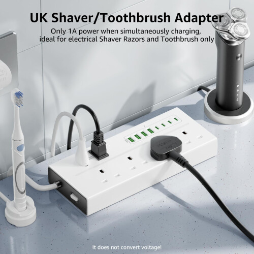 Extension Lead with USB Slots, VoltFlow 4 Way Plug 2