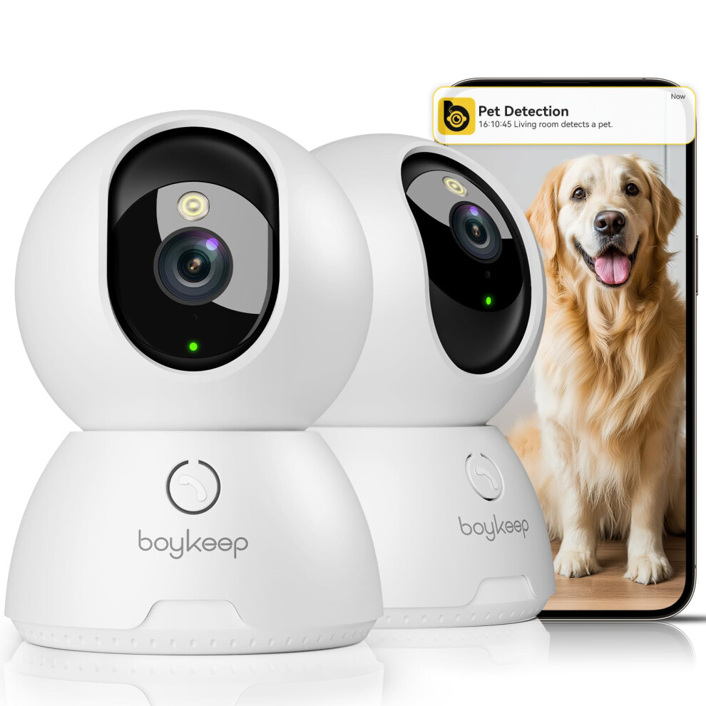Boykeep 2K Surveillance Cameras For Home Security,