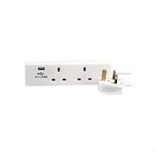 Pro Elec PEL01266 2-Gang Mains Extension Lead with