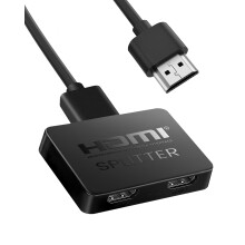 NEWCARE HDMI Splitter 1 in 2 Out, 2-Way Mirroring