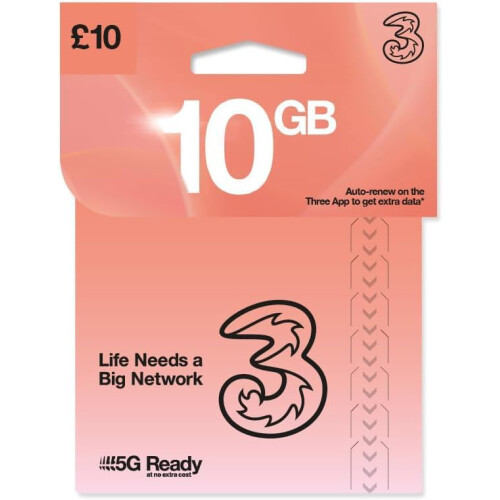 Three Mobile Pay As You Go SIM