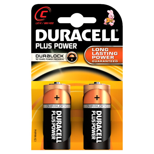 Duracell 3140-Duracell MN1400, Plus Power Alkaline C Batter