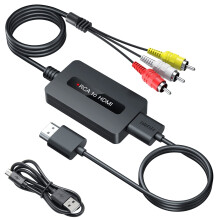 SUNNATCH Male RCA to HDMI Converter, Composite CVB
