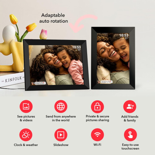 Frameo Digital Picture Frame Digital Photo Frame W 1