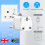 Loydia UK to South Africa Plug Adapter, 2 Pack UK 5