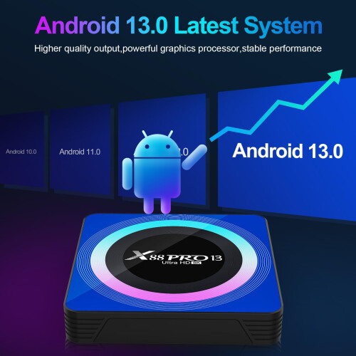 Android 13.0 TV Box, Android TV Box 4GB RAM 32GB R 1