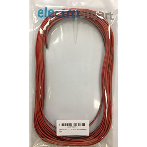 10m Red/Black 2 x 0.50mm Speaker Cable by electros 1