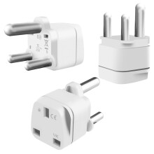 South Africa Plug Adapter, 3 Pack UK to South Afri