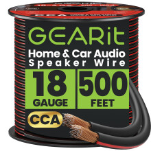 GearIT Pro Series 18 Gauge Speaker Wire (500 Feet