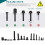 Digank TV Bracket Screw, 68pcs Mounting Screws, M4 4