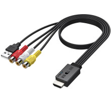 AUTOUTLET RCA to HDMI Converter 1080P/720P HD Conv