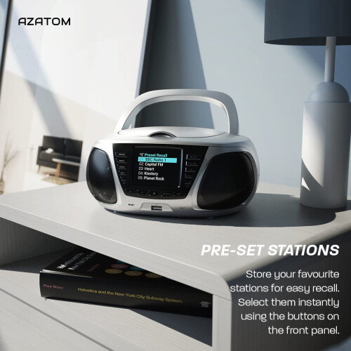Portable CD Player with DAB/DAB+/FM Digital Radio 2