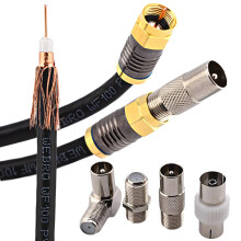 Duncan Duck (Black 15mtr) Coaxial TV Aerial Lead +