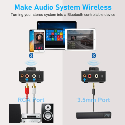 YMOO Bluetooth 5.3 Receiver for HiFi, Wireless Aud 2