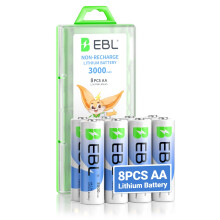 EBL AA Batteries, 3000 mAh 1.5V Lithium Batteries,