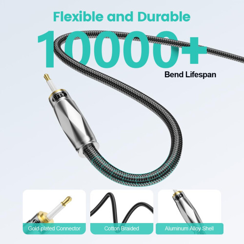 EMK Toslink to Mini Toslink Optical Audio Cable 24 2