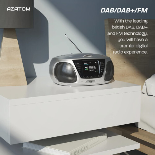 Portable CD Player with DAB/DAB+/FM Digital Radio 1