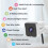 Septekon Security Camera Outdoor, 2K CCTV Camera W 2