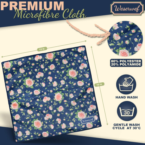 WESERWEF Design Microfiber Glasses Cleaning Cloth, 1
